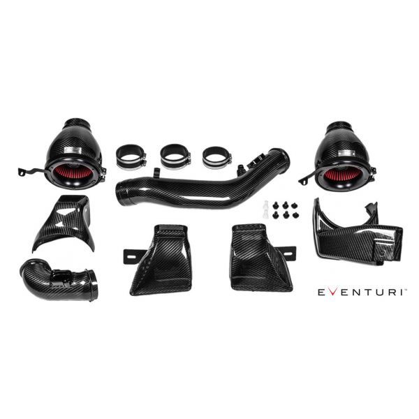 F8X M3/M4 V2 Full Black Carbon intake with SEALED Carbon ducts